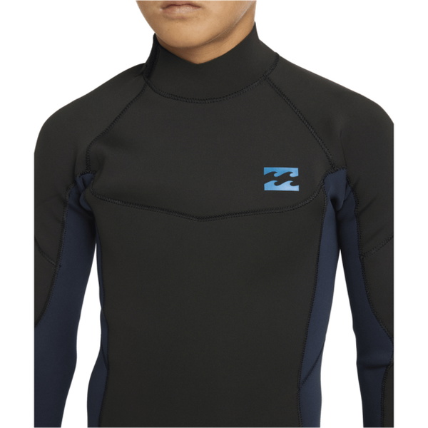 2026 Billabong Junior Absolute 4/3mm R&uuml;ckenrei&szlig;verschluss Neoprenanzug 24CW211603 - Ocean